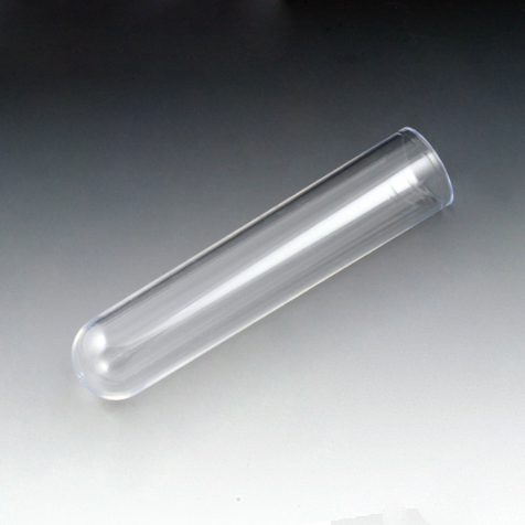 Globe Scientific Test Tube, 16 x 75mm (8mL), PS, No Rim, 500/Bag, 2 Bags/Unit Test Tubes; Plastic Tubes; Round bottom tubes